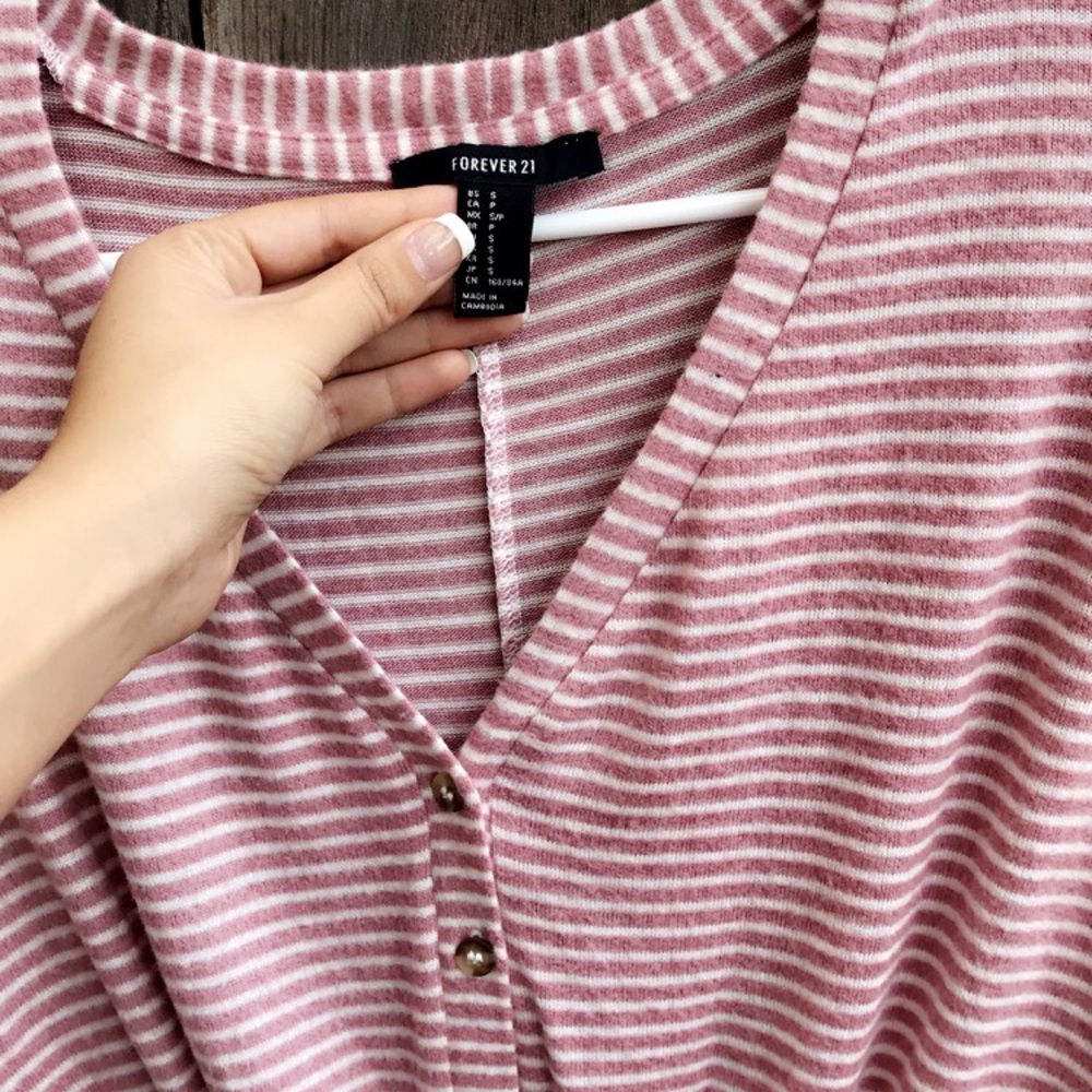 High low Striped long sleeve - Picture 2 of 3